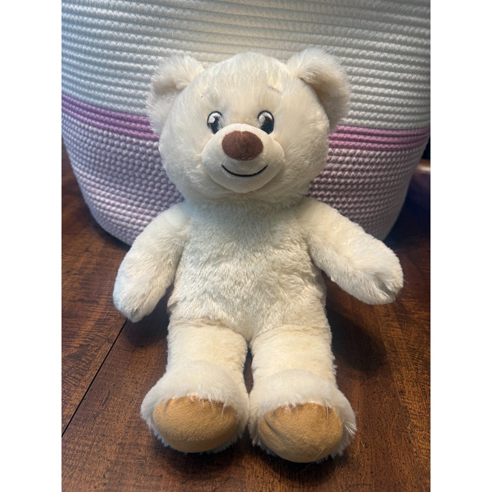 Build A Bear Lil Cub Pudding Teddy Bear 15" Cream Plush 025720 BABW 2023